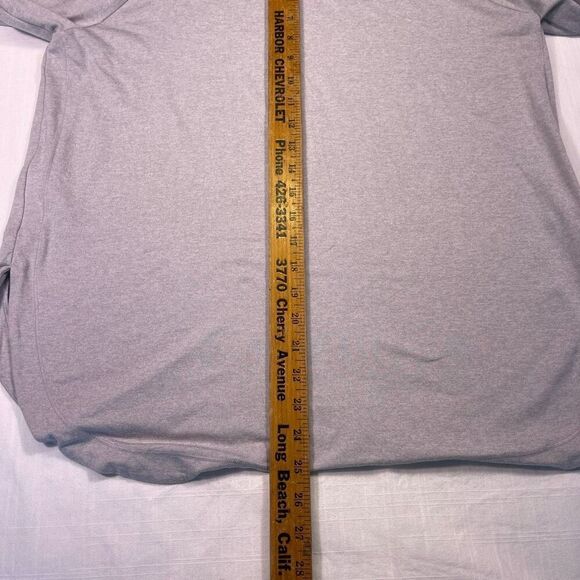 Athleta Gray Long Sleeve Uptempo Ultra Soft Athletic Sweatshirt Hoodie Large - Picture 8 of 9